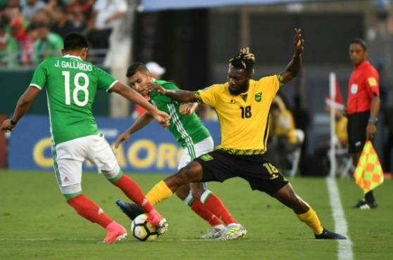 La selección mexicana y la jamaiquina empatan en el Rose Bowl de Pasadena.