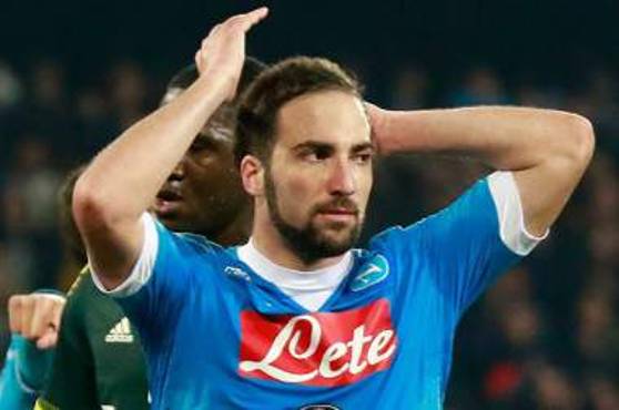 LONDON, ENGLAND - FEBRUARY 02: Gonzalo Higuain of Chelsea celebrates after scoring his team's first goal during the Premier League match between Chelsea FC and Huddersfield Town at Stamford Bridge on February 2, 2019 in London, United Kingdom. (Photo by Chelsea Football Club/Chelsea FC via Getty Images)