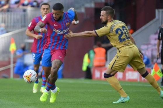 Barcelona marcó un gol tempranero gracias a Memphis Depay, su nueva figura.