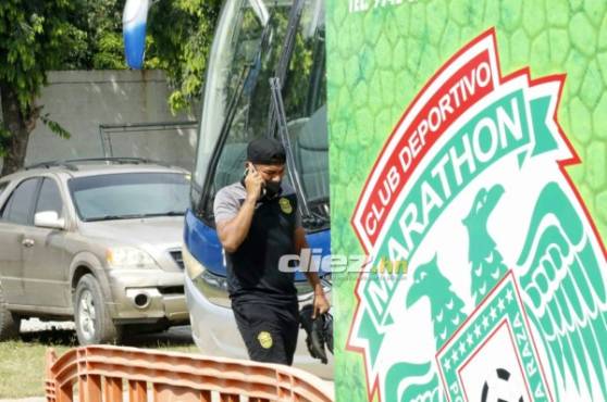 Mario Martínez ingresando al Yankel Rosenthal, estadio del Marathón, su antiguo equipo. FOTO: Neptalí Romero.