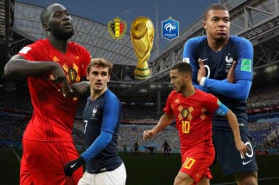 Romelu Lukaku y Kylian Mbappé se citan con la historia en un duelo que definirá al primer finalista de Rusia 2018.