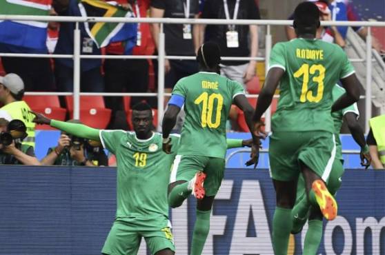 Niang puso el 2-0 sobre Polonia en Rusia 2018.