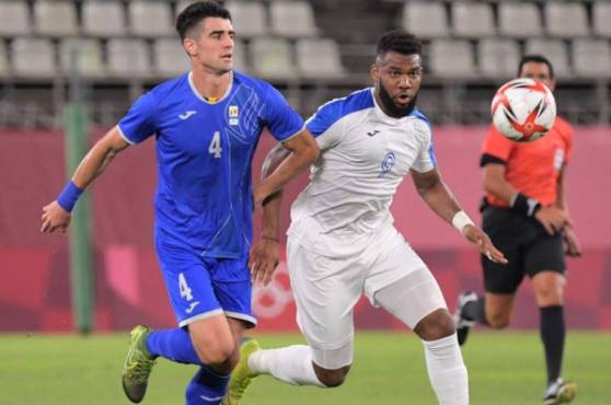 Honduras y Rumania están sin goles en Kashina por el arranque de los Juegos Olímpicos de Tokio. Foto AFP