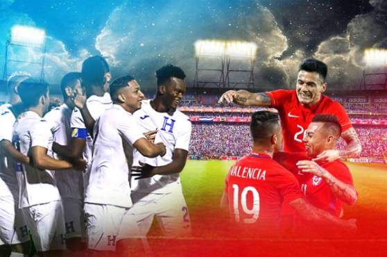 La Selección de Honduras y Chile se miden esta noche en el Estadio Olímpico de San Pedro Sula.