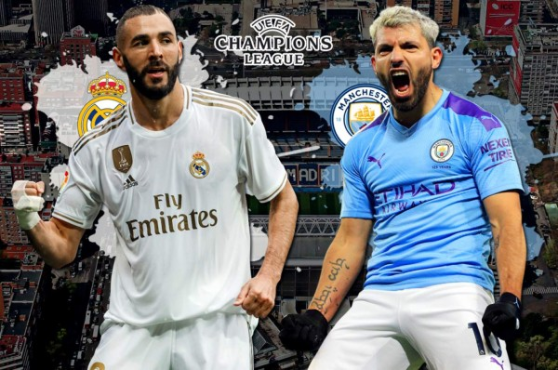 Real Madrid y Manchester City chocan en el Santiago Bernabéu por la ida de octavos de final de Champions League.