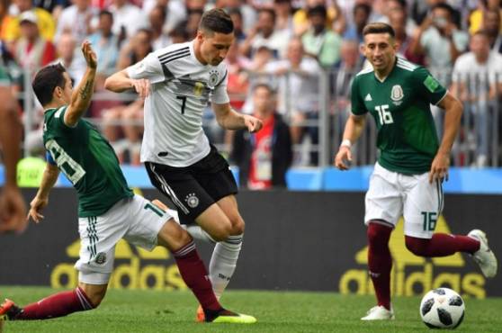 México y Alemania están igualando en el debut mundialista de ambos.