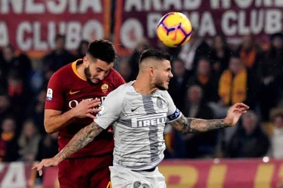Mal negocio de la Roma e Inter de Milán en el estadio Olímpico.