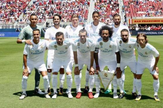 Este es el primer 11 de la pretemporada del Real Madrid de Zinedine Zidane. FOTO: Cortesía Marca.