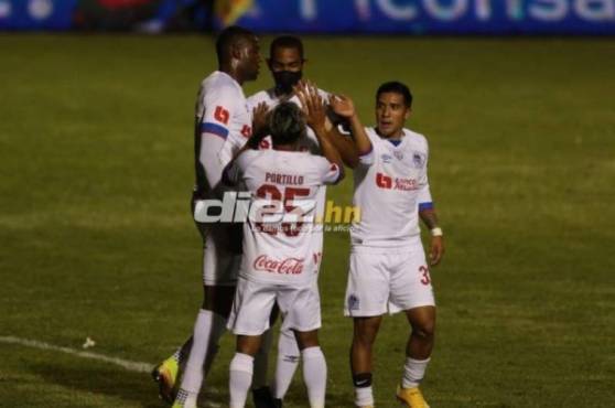 Bengtson ha sido la figura de Olimpia ante Platense en el estadio Nacional de Tegucigalpa.