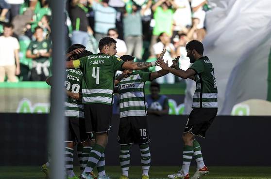 Ex futbolista del Barcelona lidera goleada del Sporting Lisboa sobre el Portimonense de Bryan Róchez