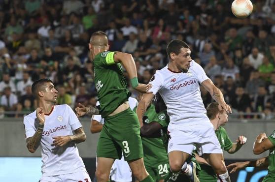 Ludogorets de Bulgaria dio uno de los grandes batacazos de la jornada inaugural. (Foto AS Roma)