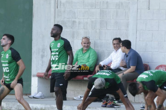 Orinson AMaya en un entrenamiento del Marathón en el Estadio Yankel Rosenthal.
