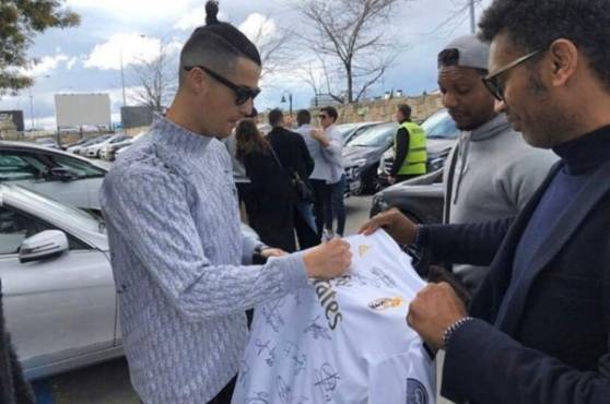Cristiano Ronaldo se encuentra en Madrid y estará en el clásico que se jugará en el Santiago Bernabéu.