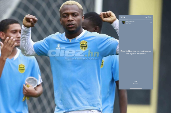 Kevin Álvarez reveló en sus redes sociales que no andaba acompañado en el momento del accidente.