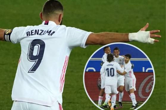 El Real Madrid despeja la crisis goleando 4-1 al Alavés.