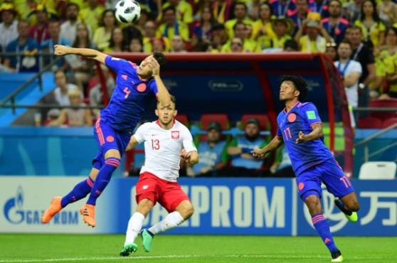Colombia y Polonia están empatando 0-0 en Kazán. FOTOS AFP