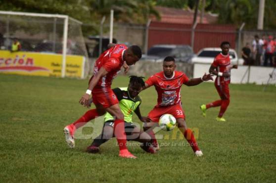 Partido muy disputado entre Real Sociedad y Olancho en Tocoa.