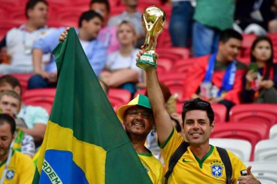 La selección de Brasil estará arropada por su carismática afición en Kazán.