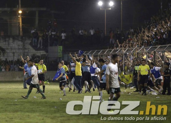La gran celebración por el ascenso del Honduras Progreso