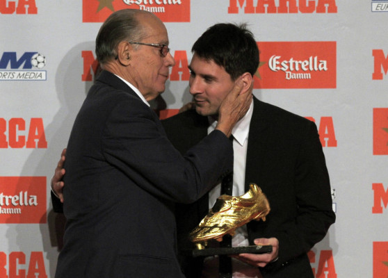 Lionel Messi recibió la Bota de Oro.