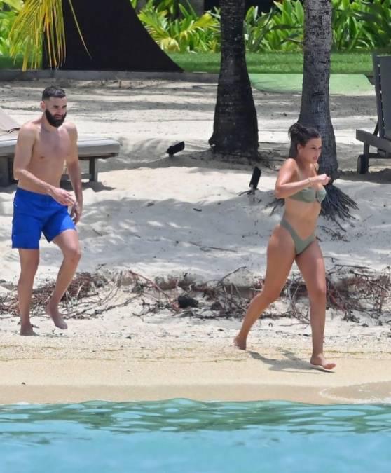 Otra polémica de Benzema: la impensada mujer con que se fue de vacaciones después de ser padre con Jordan Ozuna