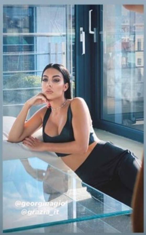 Georgina Rodríguez deslumbra en una elegante sesión de fotos para la revista italiana Grazia