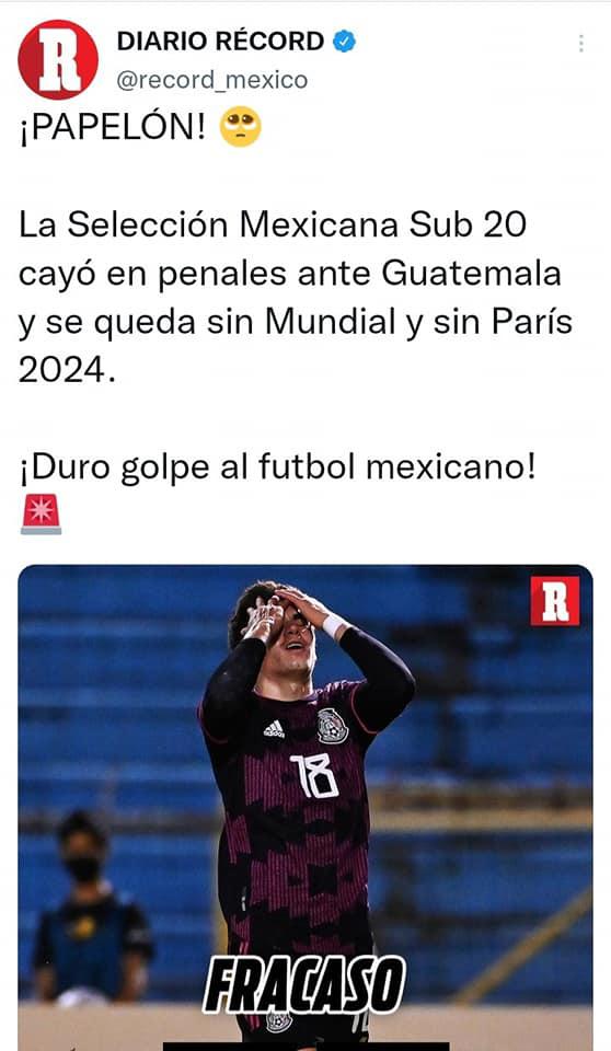 ¡Faitelson y André Marín estallan! Lo que dice la prensa de México luego del fracaso de la Sub-20: “Panorama negro y desastre en San Pedro Sula”