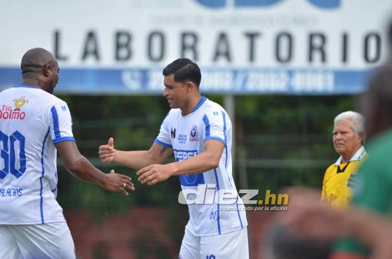 Noel Valladares durante el juego de leyendas entre Olimpia y Marathón.