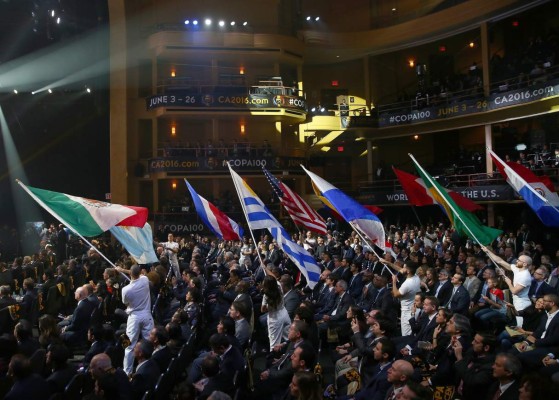 Las mejores imágenes del sorteo de la Copa América Centenario