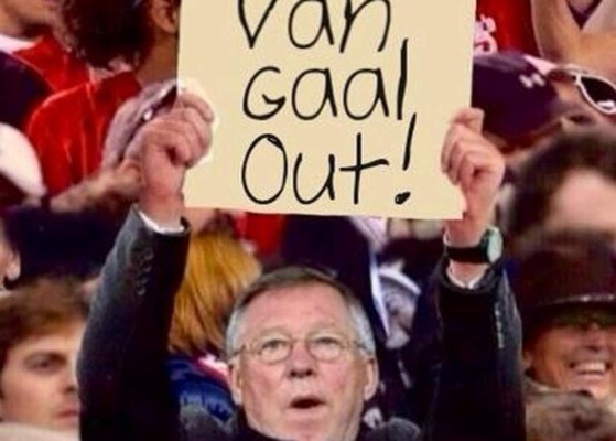 Van Gaal es víctima de memes a la espera de oficializar su adiós de Manchester United