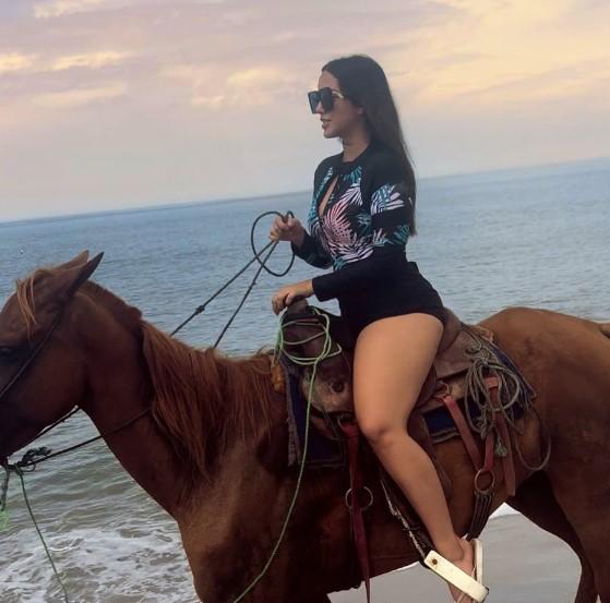 La hermosa esposa panameña de futbolista del Motagua que se convertirá en papá; así anunciaron la noticia