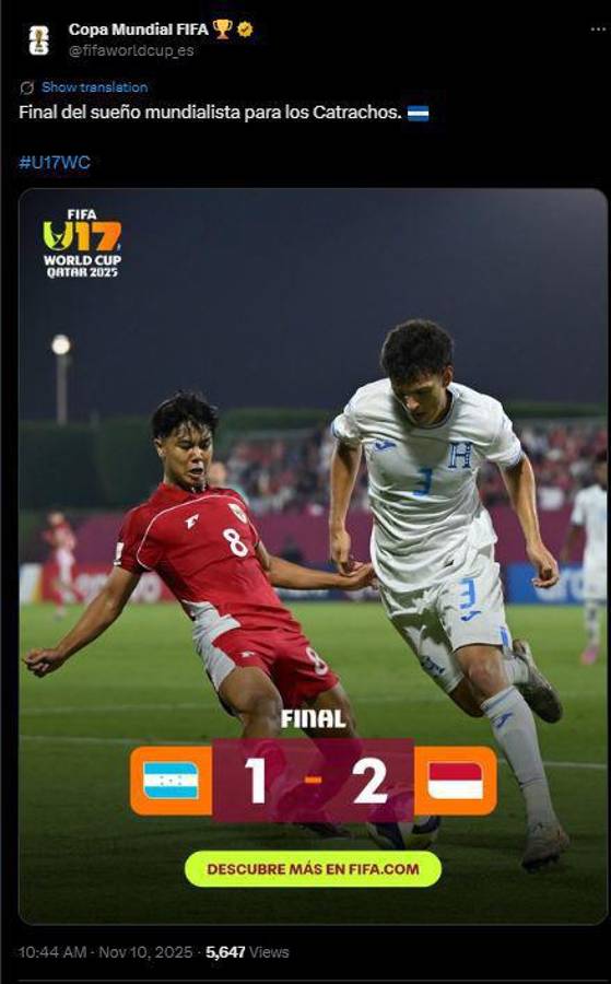 Un fracaso más, Terminó el martirio: así reaccionó la prensa tras la dura eliminación de Honduras del Mundial Sub-17