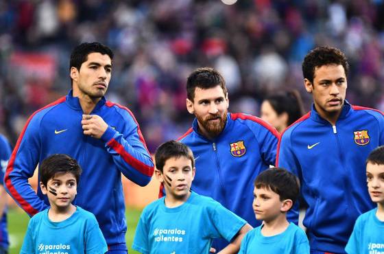 Luis Suárez, Neymar y Messi hicieron brillar al Barcelona con su fútbol.