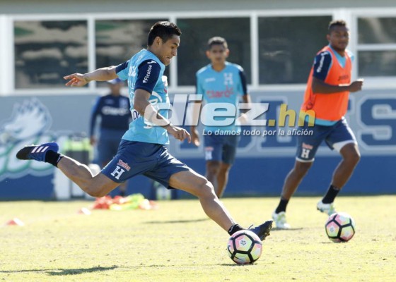 Las imágenes curiosas del entreno de Honduras en Fort Myers