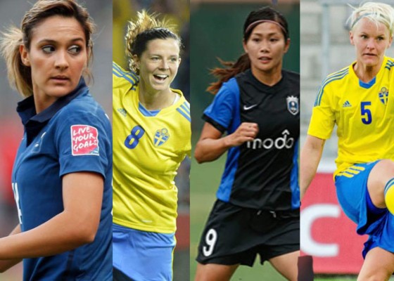 Las 10 mujeres nominadas balón de oro 2014.