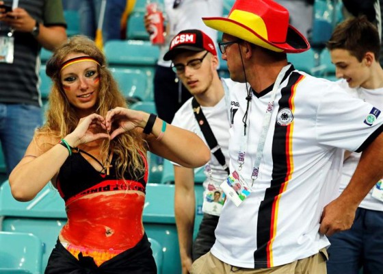 NO SE VIO POR TV: Sangre, júbilo, belleza y tristeza en el Alemania-Suecia