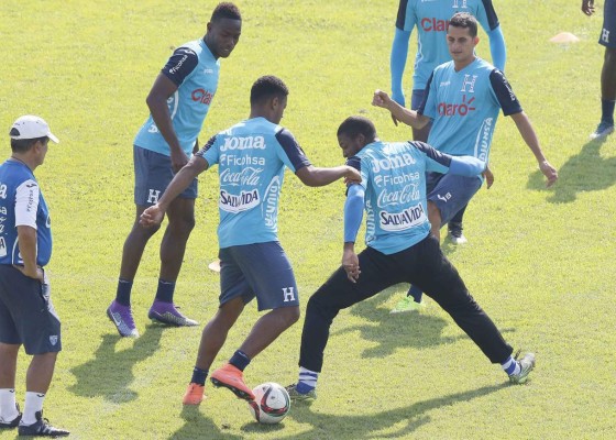 Imágenes: El entreno matutino de Honduras del domingo en el estadio Olímpico