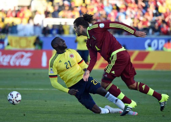 Venezuela vence 1 a 0 a Colombia en su debut en la Copa América