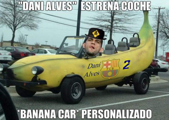 El nuevo carro en el que se transporta Dani Alves