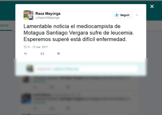 Compañeros, afición y periodistas muestran su apoyo a Santiago Vergara
