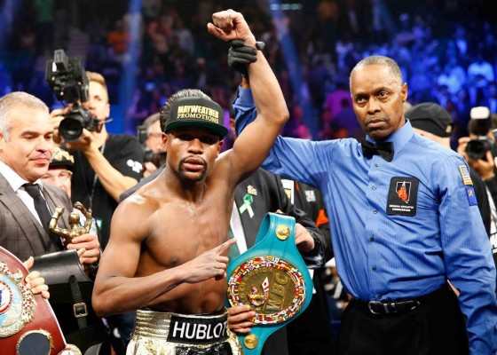 Las mejores fotos de la pelea Mayweather-Pacquiao