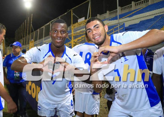¡La celebración de la Sub 17 de Honduras al clasificar al Mundial!