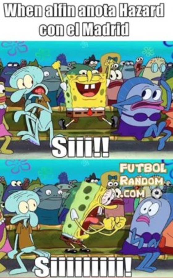 Eden Hazard, la víctima favoritas de los memes tras anotar su primer gol con el Real Madrid