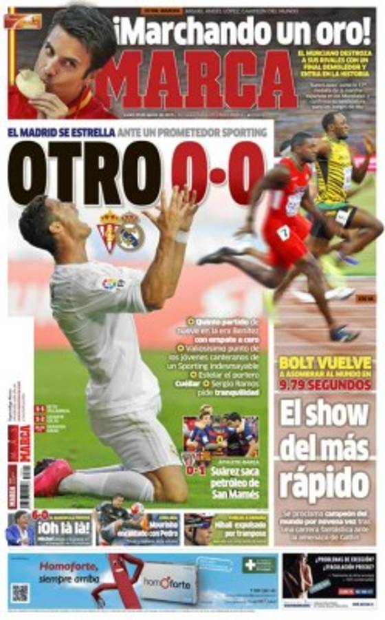 Las portadas de los diarios más importantes del mundo