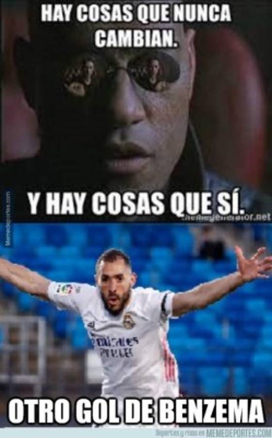 Real Madrid goleó y los memes dejan como protagonistas a Benzema y Bale; Messi no se salva