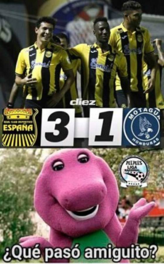 Los memes destrozan al Motagua tras derrota ante Real España en el Morazán