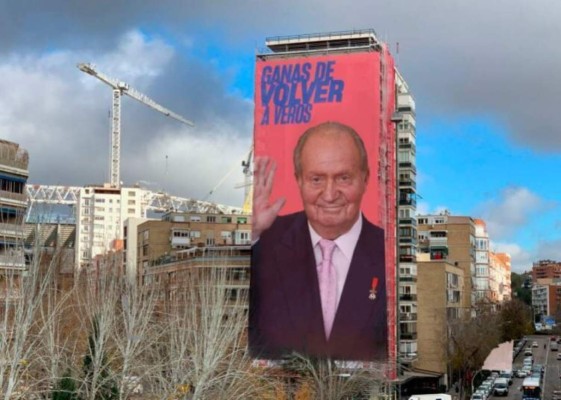 Barcelona: Laporta coloca un cartel gigante frente al Bernabéu y las redes estallan con memes