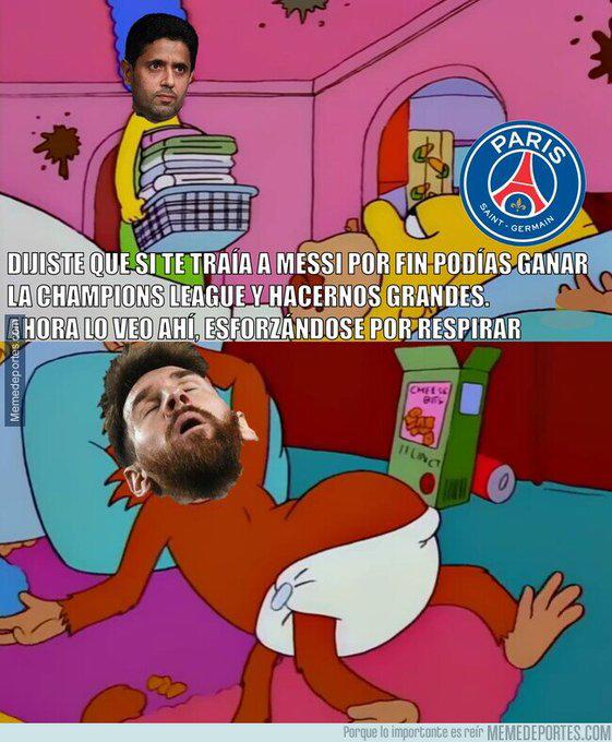 Los otros memes que dejó el Real Madrid-PSG de la Champions donde destrozan a Messi