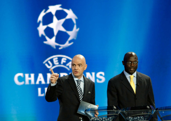 Sorteo UEFA Champions League 2012.