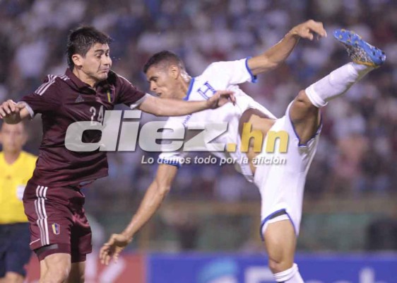 Las mejores imágenes del amistoso Honduras-Venezuela